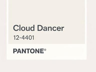 رنگ سال ۲۰۲۶ چیست؟ معرفی سفید ابری Cloud Dancer